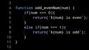 odd even number using recursion in js