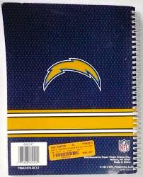 Eureka Nfl San Diego Chargers Lesson Plan And Record Book