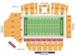 Tom Benson Hall Of Fame Stadium Seating Chart Best Picture