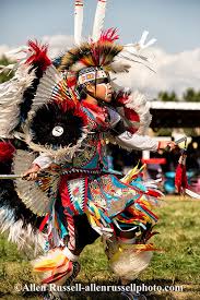 junior fancy dancer at crow fair powwow
