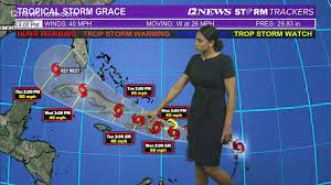 Tropical Storm Grace formed Saturday ...