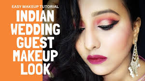 stunning indian wedding guest makeup look