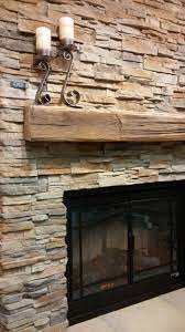 ledge stone veneer interior fireplaces