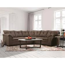 2 piece sectional chocolate