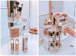 rotating makeup organizer by tranquil