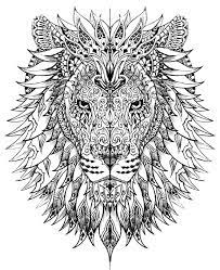 Print this page and showcase your creativity in coloring. Hard Lion Coloring Page Free Printable Coloring Pages For Kids