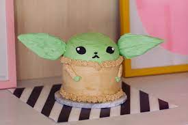 How To Make A Baby Yoda Cake gambar png