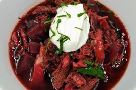 beef and beet borscht soup maple