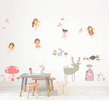 Fairies Fabric Wall Stickers By