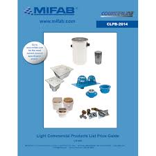 mifab fs1774p fl 1 floor sink