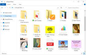 view add or remove icloud drive files