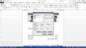 Complete The Dialog With The Words In The Box - Word 2013 Tutorial Using the Tabs Dialog Box Microsoft Training Lesson 11.2  - YouTube