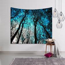 Us 7 73 50 Off Fantasy Forest Tapestry Wall Art Hanging Tapestry Home Decor Travel Sleeping Pad Table Cover Tablecloth 4 Size In Decorative