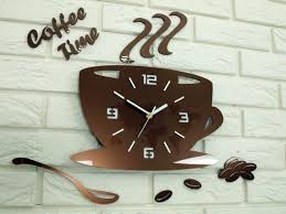 Kitchen Kitchen Clock Wall Clock Coffe