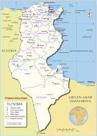 Une guérilla révolutionnaire, eut aussi des aspects de guerre classique sur les frontières est et ouest de l'algérie. Carte De La Tunisie Plusieurs Cartes De La Tunisie Villes Relief Administrative Politique