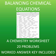 Chemistry Worksheet