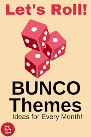 bunco party theme ideas