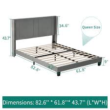 full queen size bed frame platform