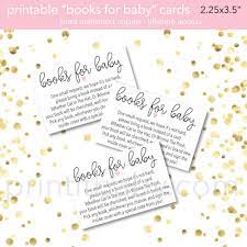 A book is a treasure. 9 Bring A Book Instead Of A Card Baby Shower Invitation Ideas