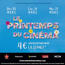 CGR Nîmes - 📽️ Le printemps du cinéma est de retour en 2022, c'est le  moment de planifier votre liste de films à voir ! Votre place de cinéma  pour seulement 4€