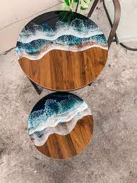 Wave Resin Coffee Table Wave Art