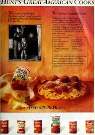 spaghetti romano with meat 1989