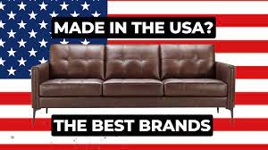 american made leather sofa brands