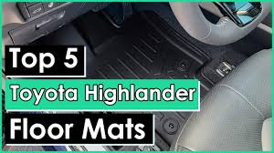 toyota highlander floor mats