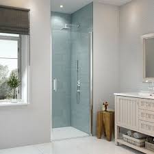 frameless pivot shower door 750mm