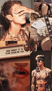 Find an image you like on wallpapertag.com and click on the blue download button. Machine Gun Kelly Lovely Brown Machine Gun Kelly The Dirt 720x1253 Wallpaper Teahub Io