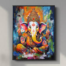 Lord Ganesha Wall Art Hindu God Lord