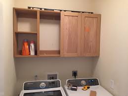 upper cabinets laundry room makeover