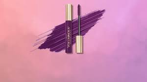 purple mascara for pretty violet lashes