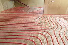 can heated floors go under carpet