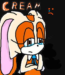 She is a friend of the chao,4 especially to her dear chao friend cheese, who she takes with her everywhere. Cream The Rabbit Sad By Elodiethefox051400 On Deviantart