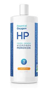 Essential Oxygen Food Grade Hydrogen Peroxide 3 Natural Cleaner Refill 32 Ounce