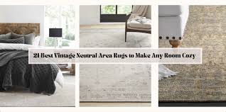 21 Gorgeous Vintage Neutral Area Rugs
