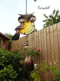 Sun Catcher Springy Bouncing Metal Owl