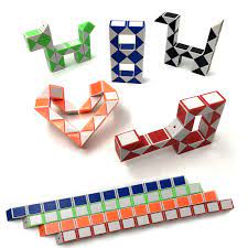 Đồ chơi xếp hình rubik 3D thần kì hình con rắn mini