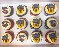 Paw Patrol Chase Cupcakes gambar png