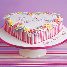 happy birthday cake for sister