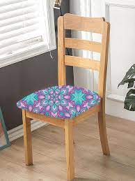 1pc Mandala Pattern Stretchy Chair Seat