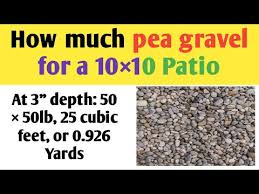 Pea Gravel Do I Need For A 12 12 Patio
