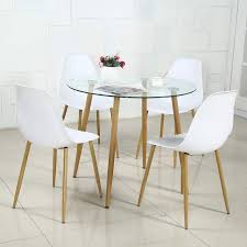 Glass Round Dining Table