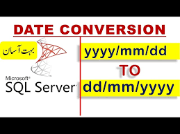 sql date format converting yyyy mm dd
