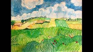 peindre un paysage de Van Gogh - YouTube