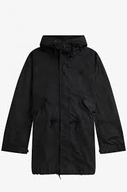 Waxed Cotton Parka - Black | Made In England | Men's Jackets, Shirts &  T-shirts, Made In England Forever | Fred Perry UK