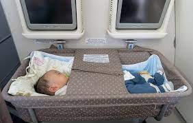 Child Bassinet Seat In Flight Now