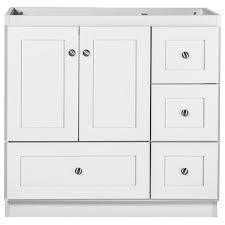 bathroom vanity cabinet drawer white