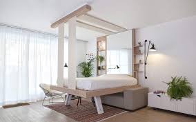 Un lit + 2 comodes + 1 argenterie surmontée d'un miroir et un placard à 2. Lit Escamotable Bedup La Solution Pour Les Petits Espaces